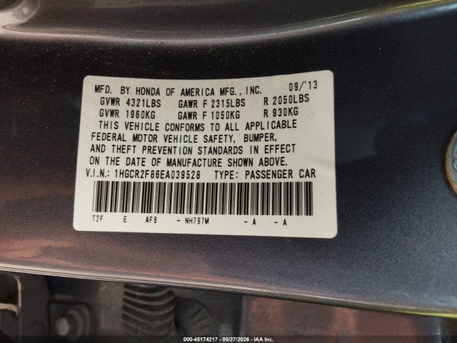 Honda Accord Ex-l