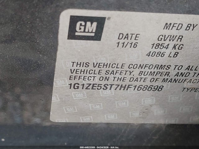 Chevrolet Malibu 1lt