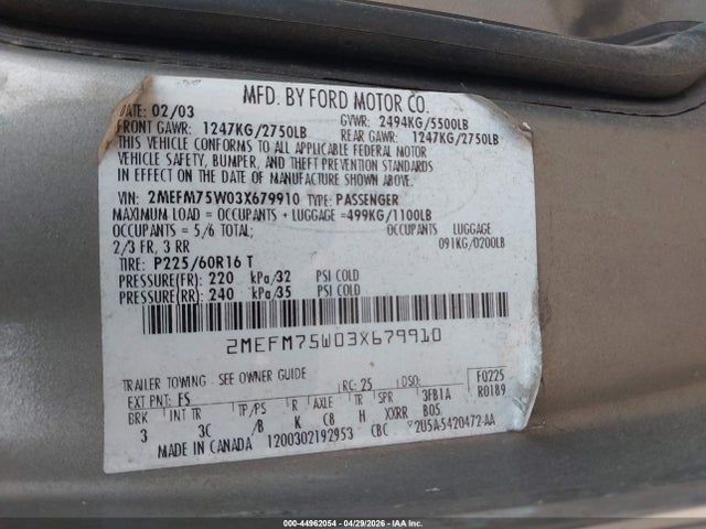 Mercury Grand Marquis Ls