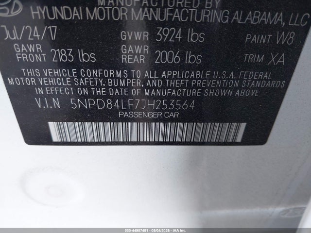 Hyundai ELANTRA Value Edition