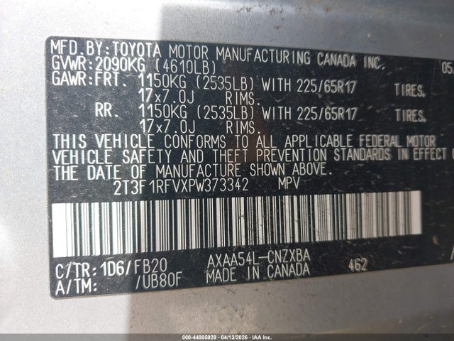 Toyota RAV4 Le