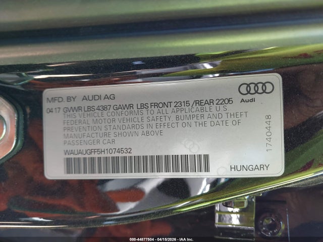 Audi A3 2.0t Premium