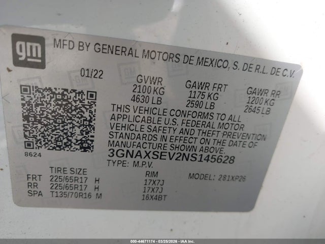 Chevrolet Equinox Awd Ls