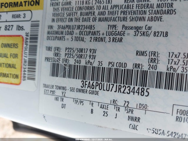 Ford Fusion Se