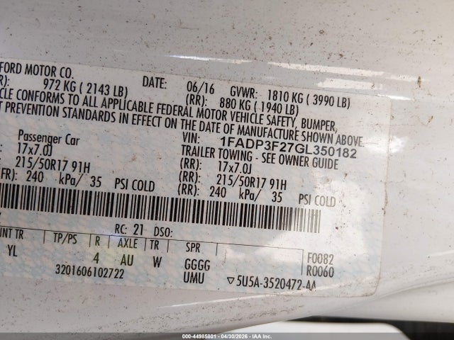 Ford Focus Se