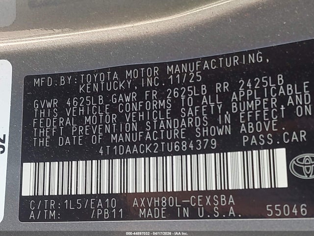 Toyota Camry Se