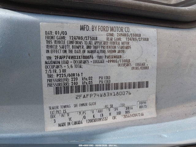 Ford Crown Victoria Lx