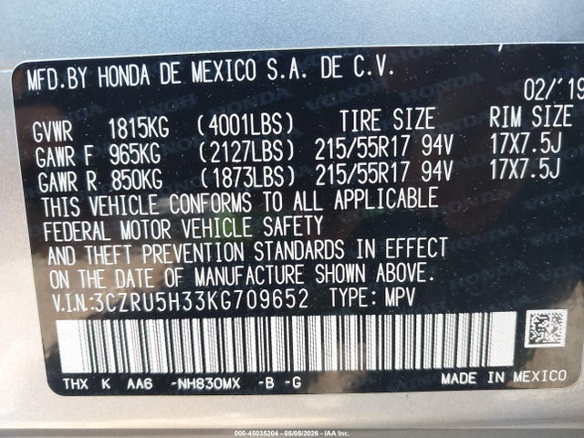 Honda HR-V Lx