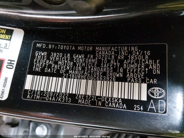 Toyota Corolla S Plus