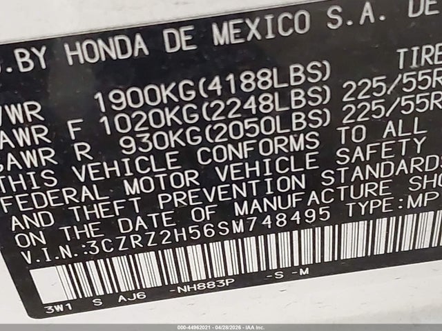Honda HR-V Awd Sport