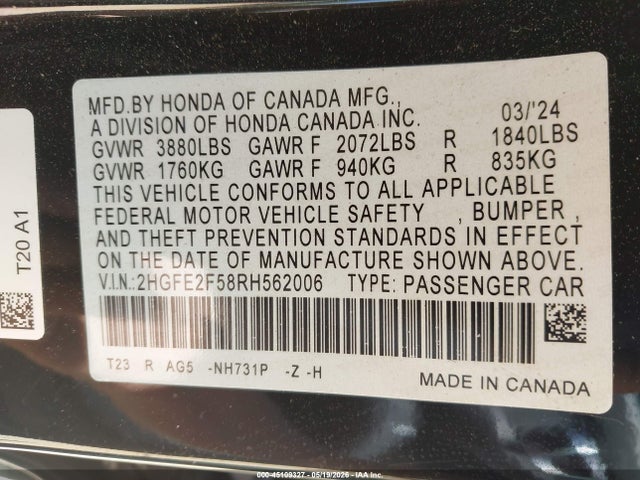 Honda Civic Sport