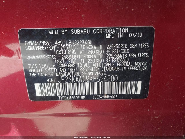 Subaru Forester Touring