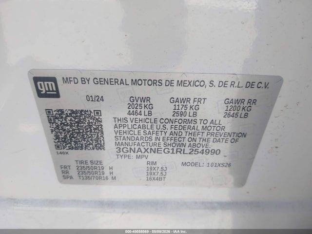 Chevrolet Equinox Fwd Premier