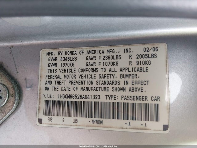 Honda Accord 3.0 Ex