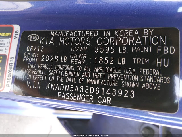 Kia Rio Ex