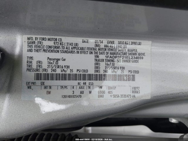 Ford Focus Se