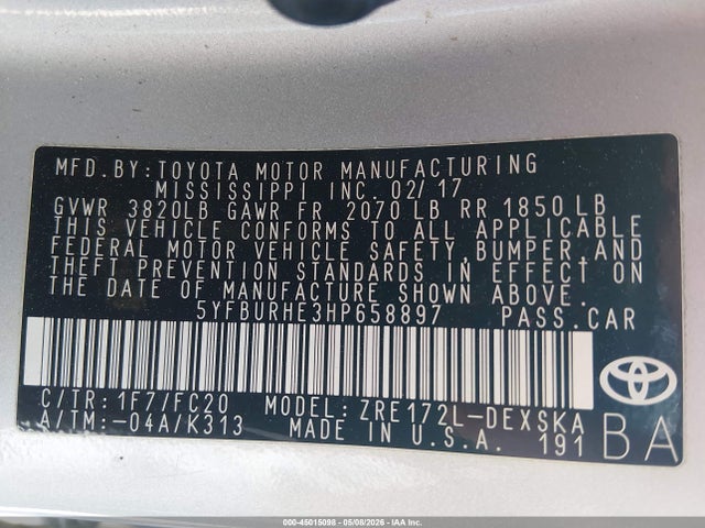 Toyota Corolla Se