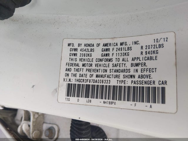 Honda Accord Ex-l V-6