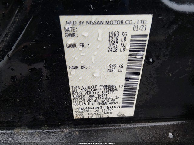 Nissan Altima S Fwd