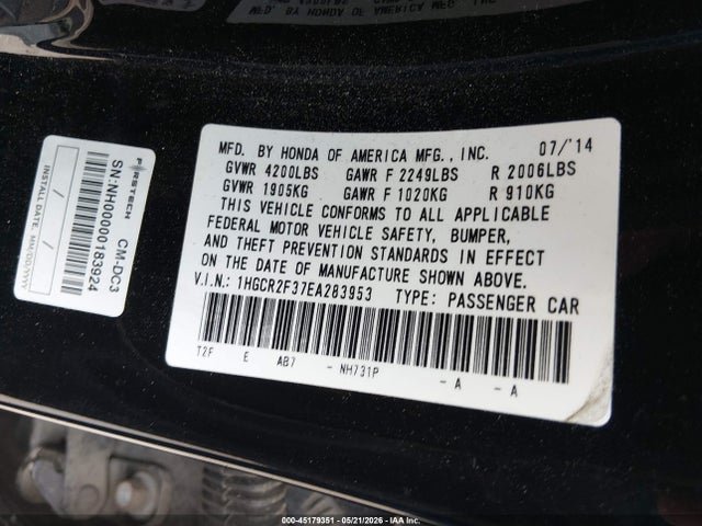 Honda Accord Lx