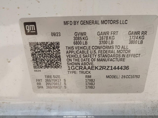 Chevrolet Silverado 1500 2wd  Standard Bed Wt