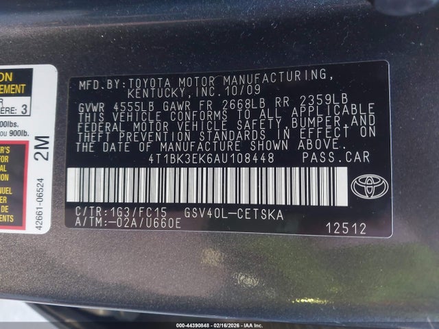 Toyota Camry Se V6