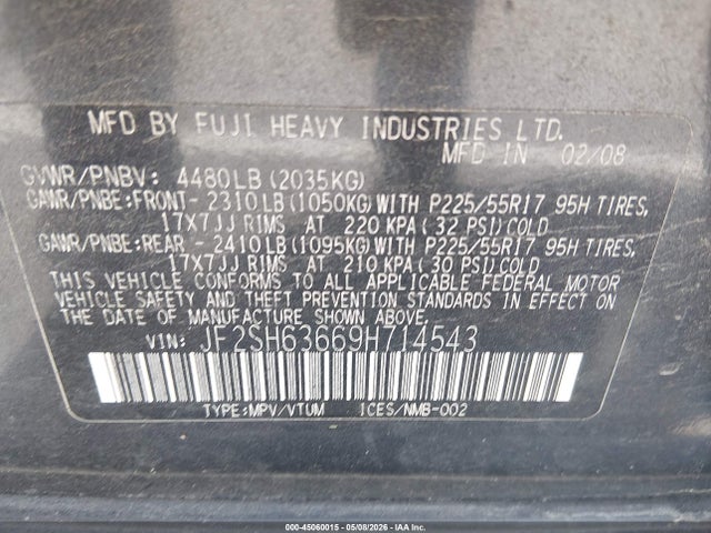 Subaru Forester 2.5x
