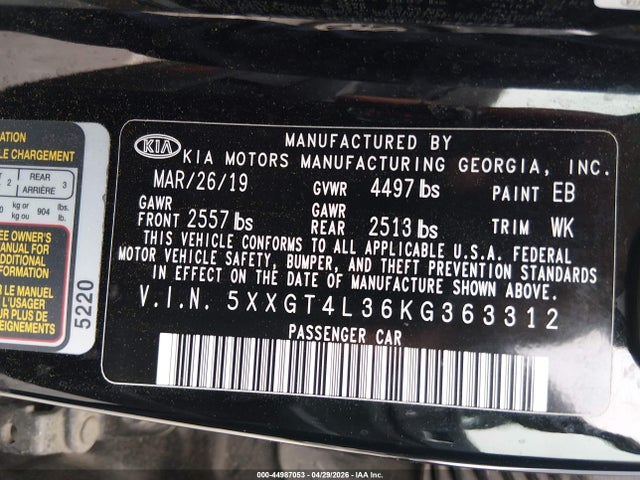 Kia Optima Lx