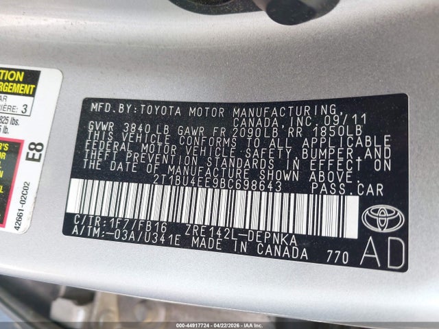 Toyota Corolla Le