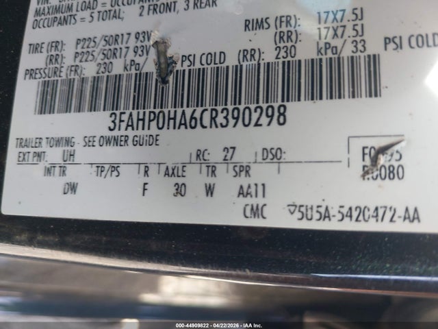 Ford Fusion Se