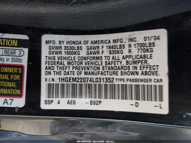 Honda Civic Ex