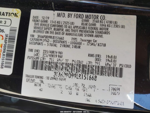 Ford Fusion Titanium
