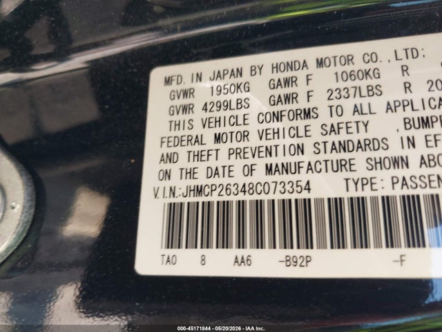 Honda Accord 2.4 Lx