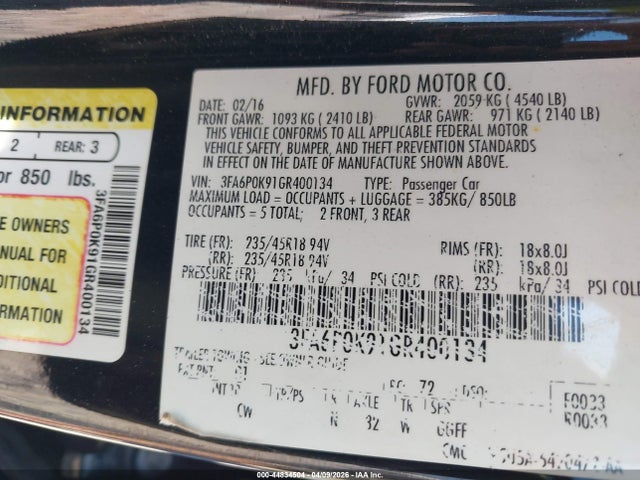Ford Fusion Titanium