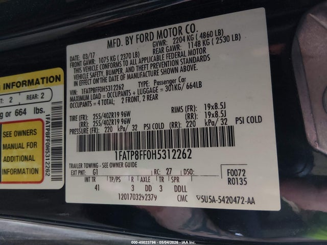Ford Mustang Gt Premium