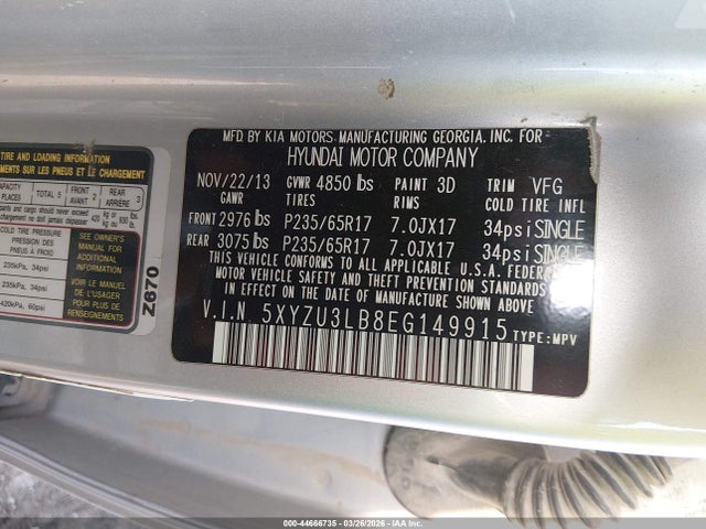Hyundai SANTA FE 2.4l