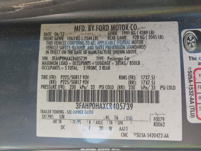 Ford Fusion Se