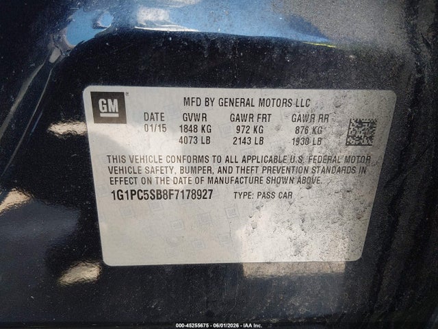 Chevrolet Cruze 1lt Auto