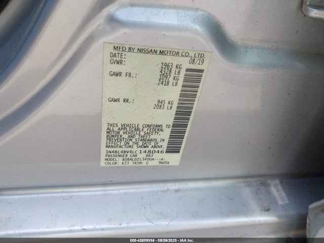 Nissan Altima S Fwd
