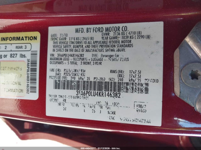 Ford Fusion Se