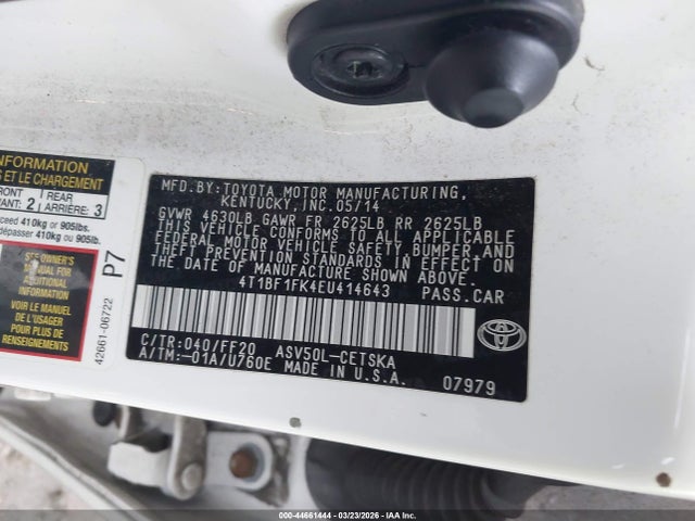 Toyota Camry Se