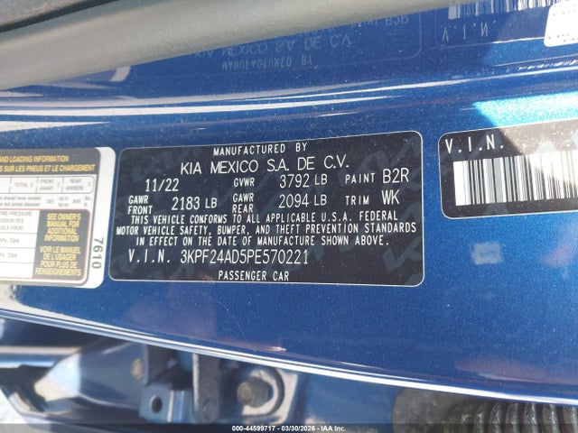 Kia Forte Lxs