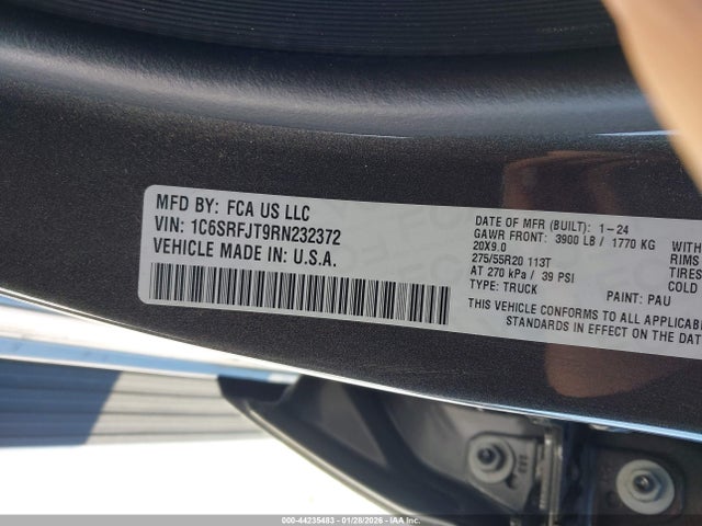 Ram 1500 Laramie  4x4 5'7 Box