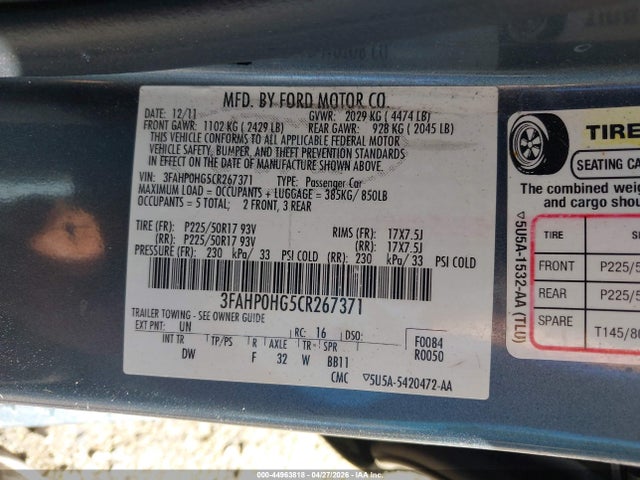 Ford Fusion Se