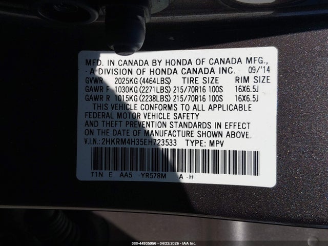 Honda CR-V Lx