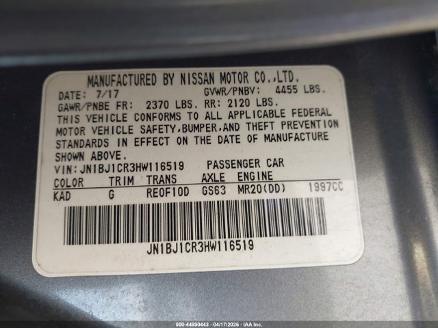 Nissan Rogue Sl