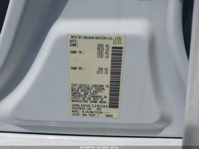 Nissan Altima 3.5 Sl