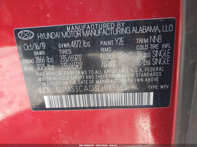 Hyundai SANTA FE Sel