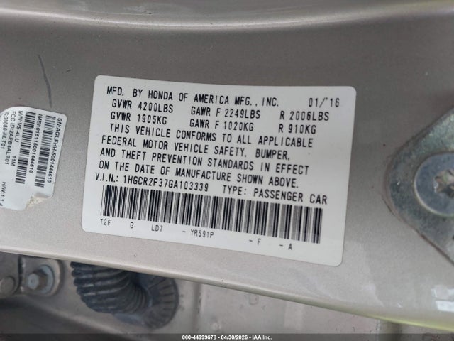 Honda Accord Lx