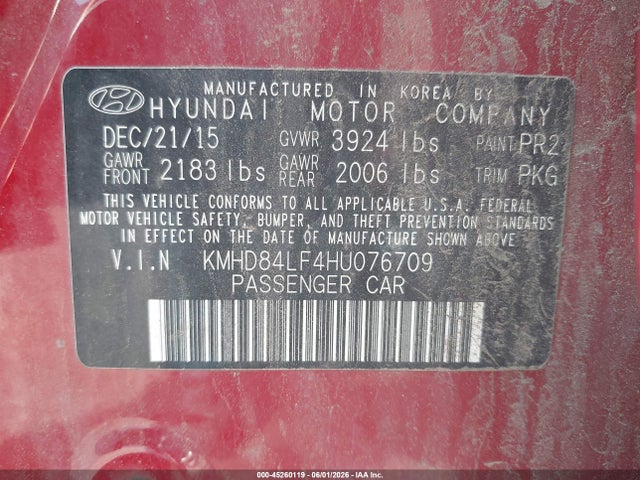 Hyundai ELANTRA Se